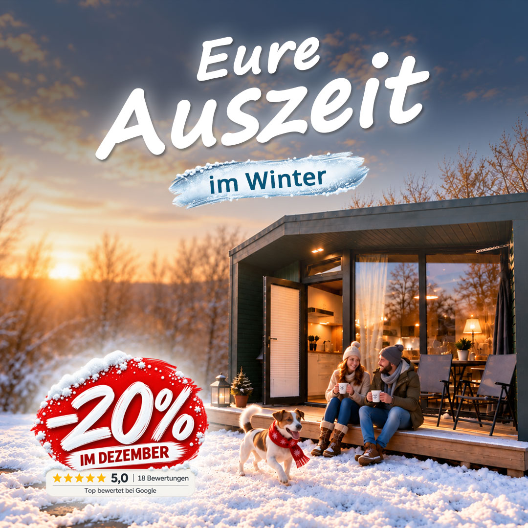 Tinyhouse buchen am Diemelsee 20 % im Winter